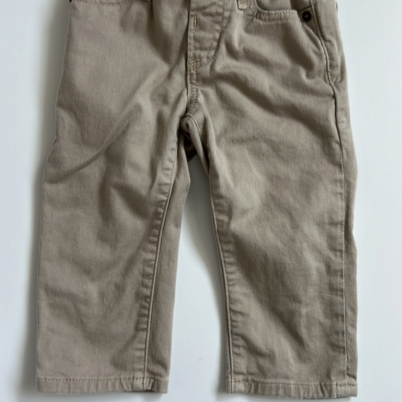 GAP tan denim jean pants 18-24M - Picture 3 of 6